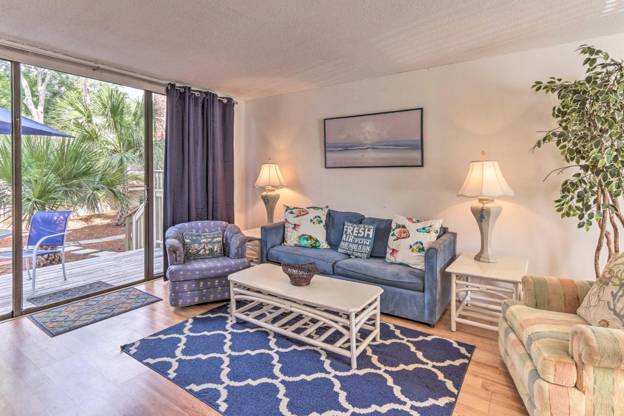 Hilton Head Island Townhome Patio, Walk To Beach Экстерьер фото