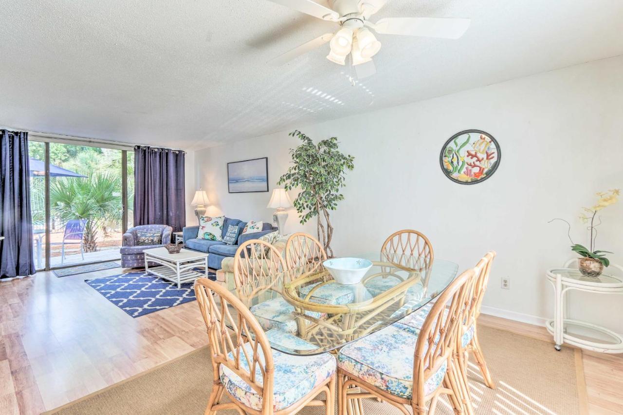 Hilton Head Island Townhome Patio, Walk To Beach Экстерьер фото